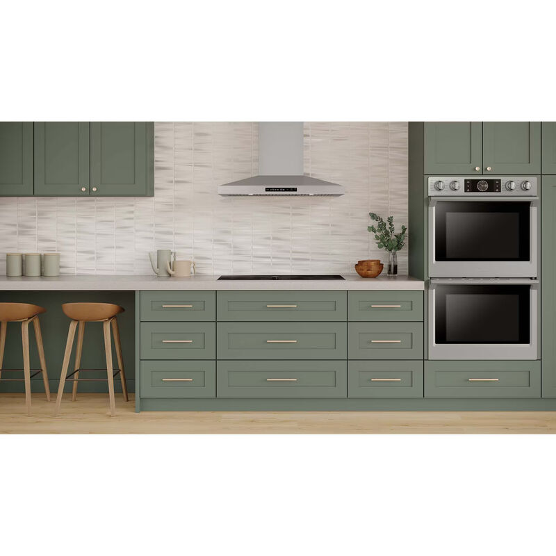 Samsung 36 in. 5-Burner Smart Electric Cooktop with Simmer Burner & Power Burner - Stainless Steel, Stainless Steel, hires