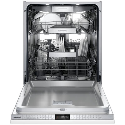 Gaggenau 400 Series 24 in. Smart Built-In Dishwasher with Top Control, 42 dBA Sound Level, 13 Place Settings, 8 Wash Cycles & Sanitize Cycle - Custom Panel Ready | DF480701