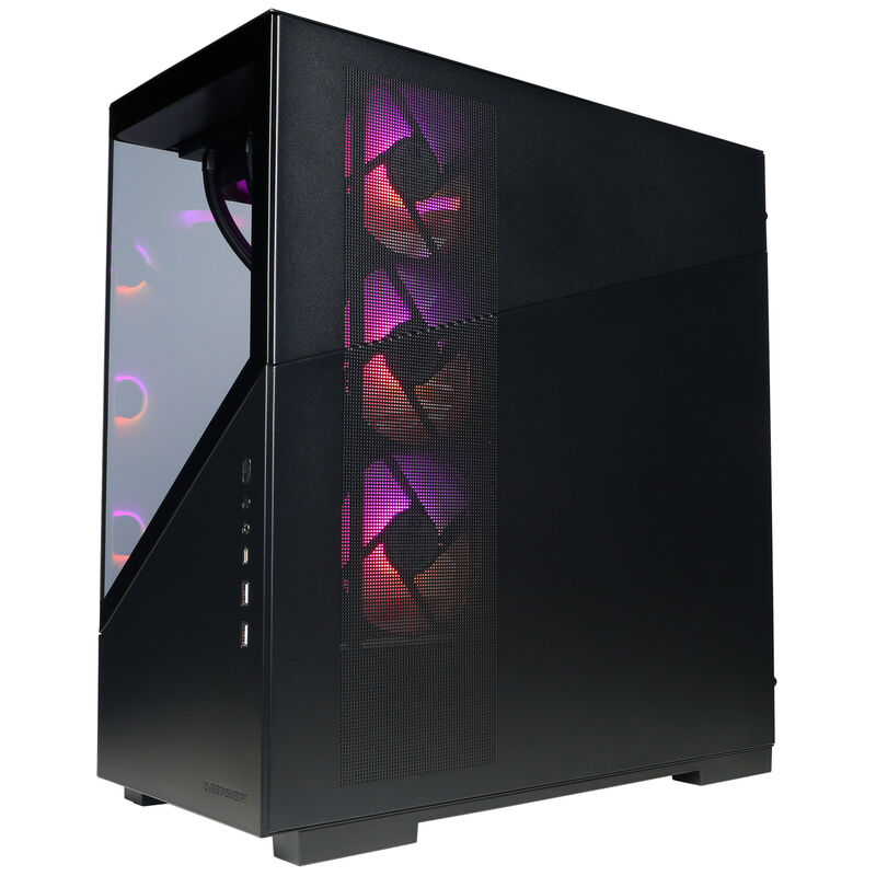 CyberPowerPC Gamer Supreme Desktop with AMD Ryzen 7 9850X 3D, 4.7GHz, 8-Core CPU, AMD Radeon RX 9070 XT, 16 GB VRAM GPU, 32 GB RAM, 2 TB SSD & Windows 11 Home - Black, , hires