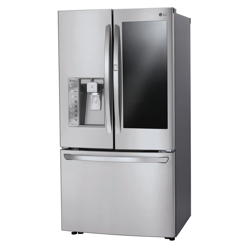 LG 36" 29.6 Cu. Ft. French Door Refrigerator with Ice & Water Dispenser - Stainless Steel, , hires