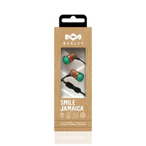 House of Marley Smile Jamaica In-Ear Wired Headphones - Rasta, , hires