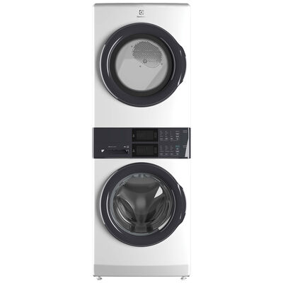 Electrolux 27 in. 4.4 cu. ft. Electric Front Load Laundry Center with LuxCare Wash & Moisture Sensor Dry - White | ELTE7300AW
