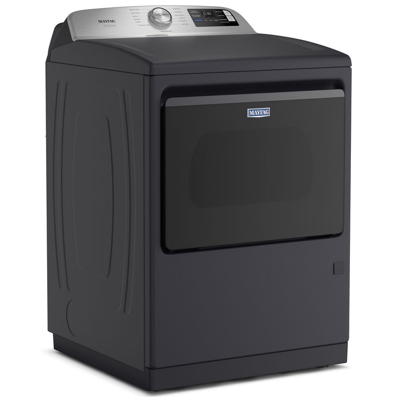 Maytag Pet Pro 27 in. 7.4 cu. ft. Smart Electric Dryer with Sensor Dry, Sanitize & Steam Cycle - Midnight Steel, Midnight Steel, hires