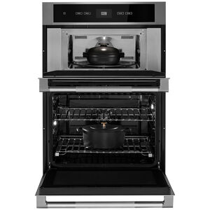 JennAir 30 in. 6.4 cu. ft. Electric Oven/Microwave Combo Wall Oven with Standard Convection & Self Clean - Stainless Steel, , hires
