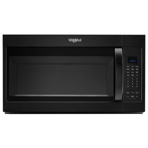 Whirlpool 30" 1.9 Cu. Ft. Over-the-Range Microwave with 10 Power Levels, 300 CFM & Sensor Cooking Controls - Black, Black, hires