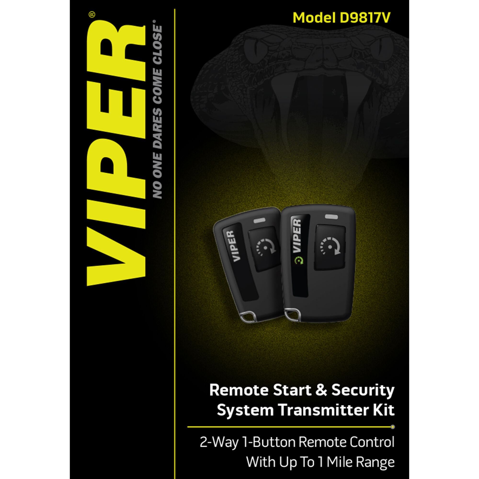 Viper DS4P Add-On 2-Way One-Button LED Transmitter Kit (Up To 1