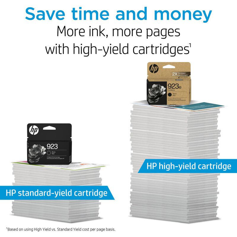 HP 923 Black Ink Cartridge, , hires