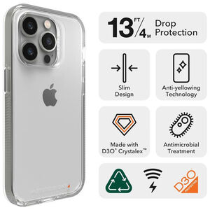 Gear4 Crystal Palace Case iPhone 14 Pro - Clear, , hires
