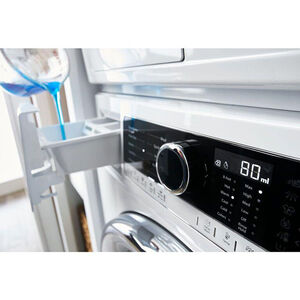 Whirlpool 24 in. 1.9 cu. ft. Stackable Front Load Washer with Detergent Dosing Aid & Sanitize Cycle - White, , hires