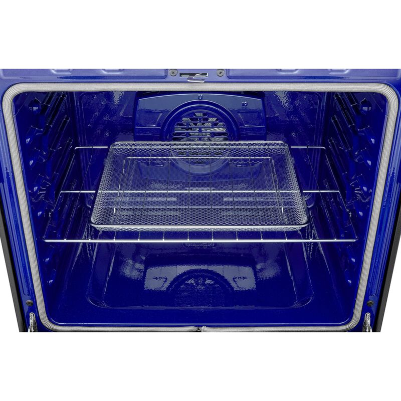 LG 30 in. 6.3 cu. ft. Smart Air-Fry True European Convection Electric Range with Radiant Burners - Black Stainless Steel, , hires