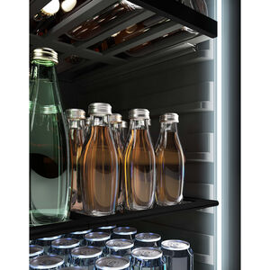Zephyr Presrv Series 24 in. Built-In/Freestanding 5.6 cu. ft. Compact Beverage Center with Adjustable Shelves & Digital Control - Custom Panel Ready, , hires