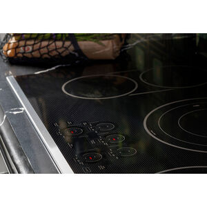 Cafe 30 in. 5-Burner Smart Electric Cooktop with Simmer Burner & Power Burner - Stainless Steel, , hires