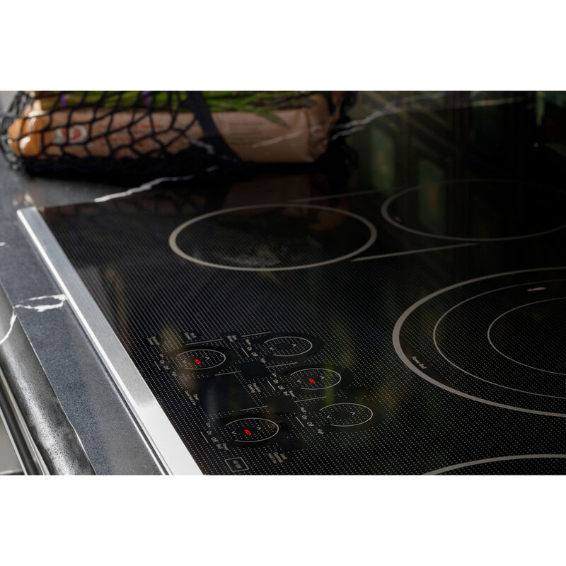 Cafe 30 in. 5-Burner Smart Electric Cooktop with Simmer Burner & Power Burner - Stainless Steel, , hires