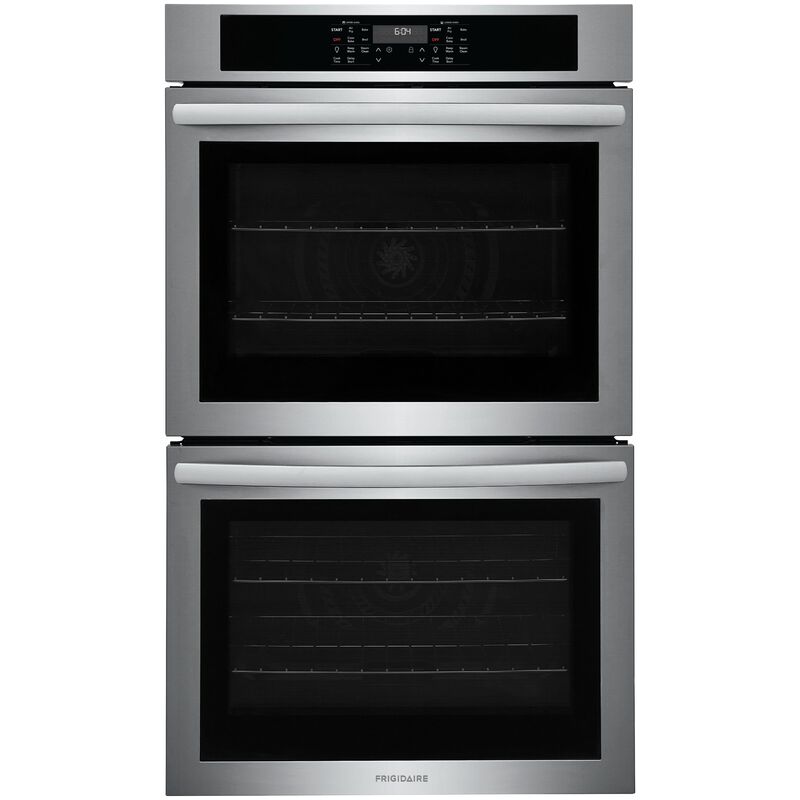 Frigidaire 30 in. 10.6 cu. ft. Top Control Electric Double Wall Oven With Standard Convection - Stainless Steel, Stainless Steel, hires