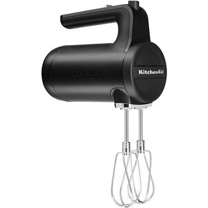 KitchenAid 7-Speed Cordless Hand Mixer - Matte Black, , hires