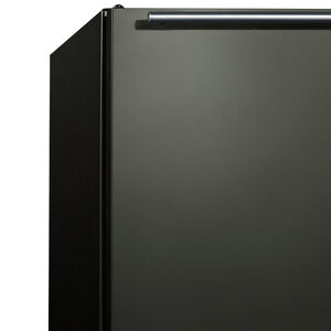 Summit 24" 4.7 Cu. Ft. Built-In or Freestanding Upright Compact Freezer with Adjustable Shelves & Digital Control - Black Stainless Steel, , hires