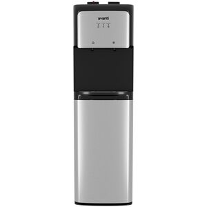 Avanti 12 in. Freestanding Hot & Cold Water Dispenser with Child Safety Guard - Stainless Steel with Black Cabinet, , hires