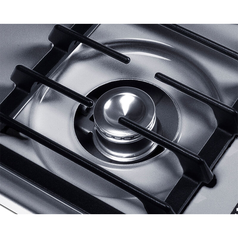 Summit 30 in. 4-Burner Natural Gas Cooktop Gas Spark Ignition - Stainless Steel Look, , hires