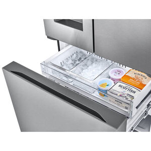 LG 36 in. 25.5 cu. ft. Smart Counter Depth French Door Refrigerator with External Ice & Water Dispenser, 4 types of Ice and Pocket Doors - PrintProof Stainless Steel, PrintProof Stainless Steel, hires