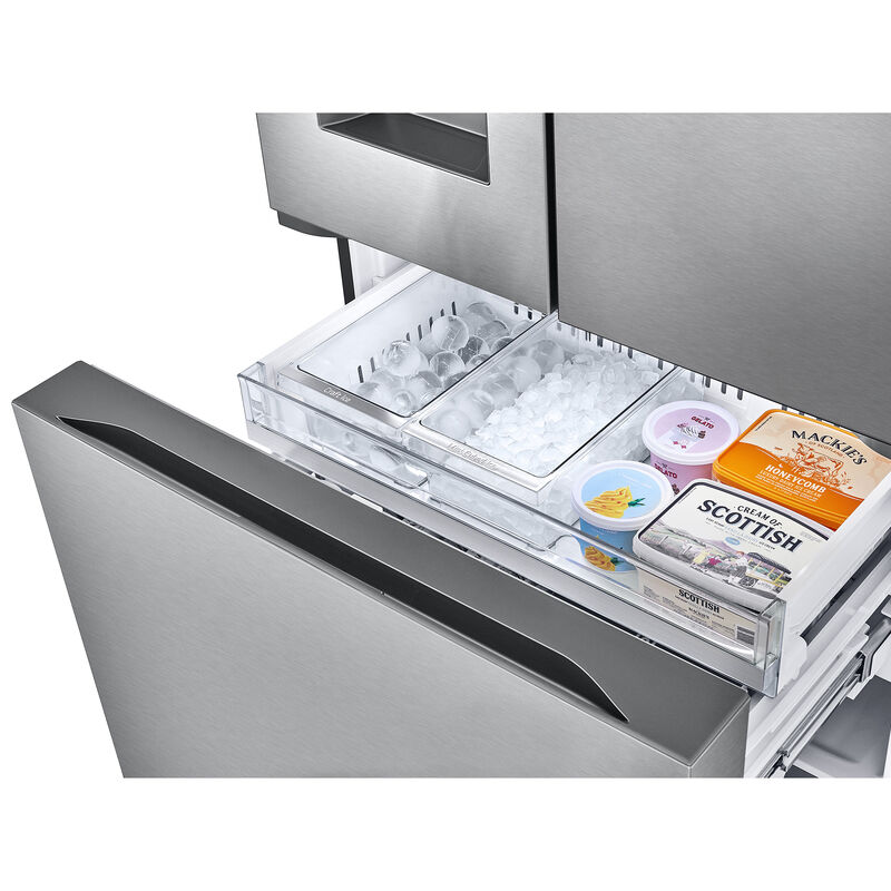 LG 36 in. 25.5 cu. ft. Smart Counter Depth French Door Refrigerator with External Ice & Water Dispenser, 4 types of Ice and Pocket Doors - PrintProof Stainless Steel, PrintProof Stainless Steel, hires