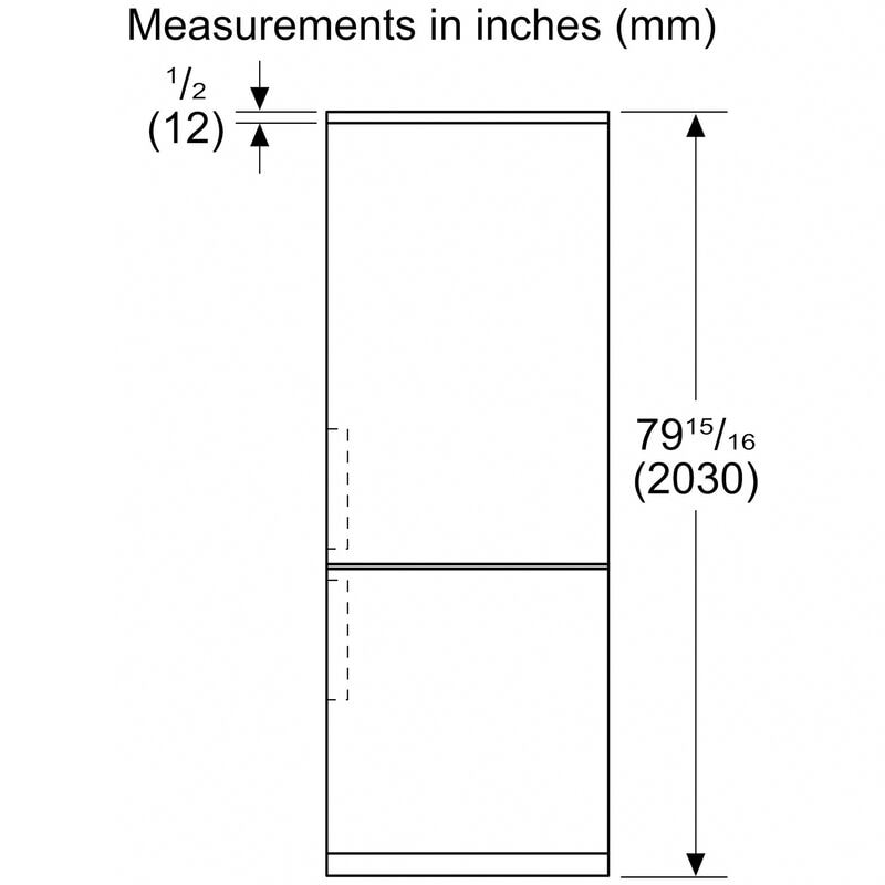 Bosch 800 Series 24 in. 12.8 cu. ft. Smart Counter Depth Bottom Freezer Refrigerator with Internal Water Dispenser - White Glass, White Glass, hires