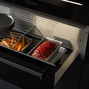 Viking 30 in. 1.9 cu. ft. Warming Drawer - Black Glass, , hires