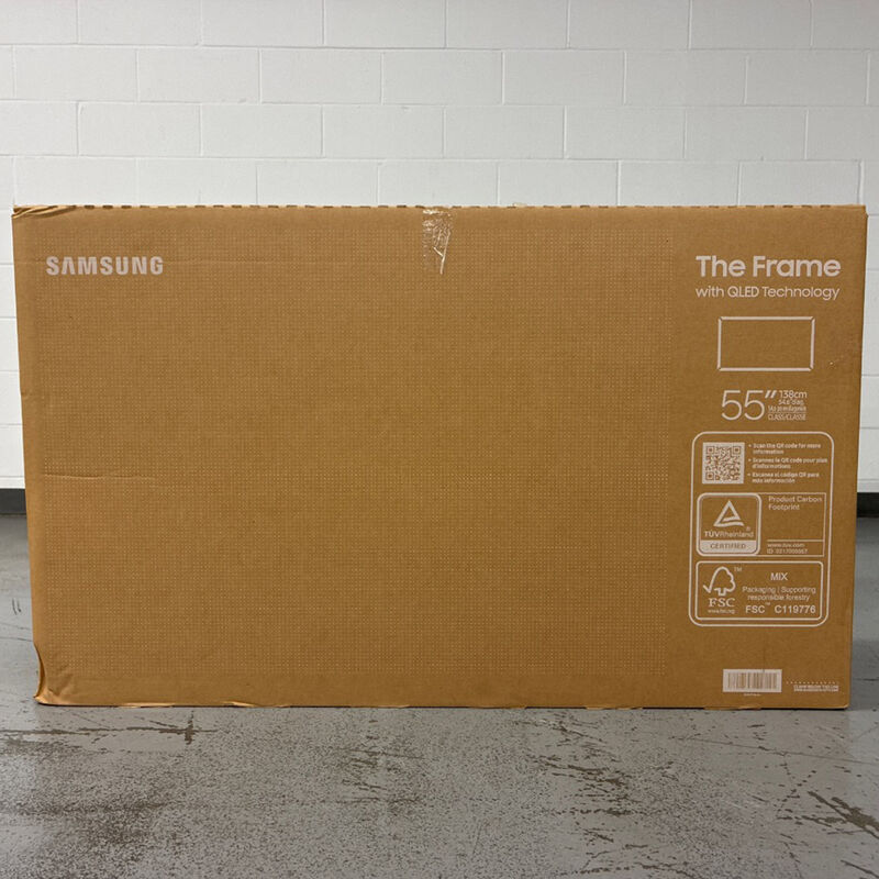 Samsung - 55" Class The Frame LS03FA QLED 4K UHD Samsung Vision AI Smart TV (Open Box Good Condition), , hires