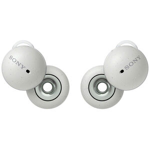 Sony LinkBuds Truly Wireless Earbuds (Smoke White), White, hires