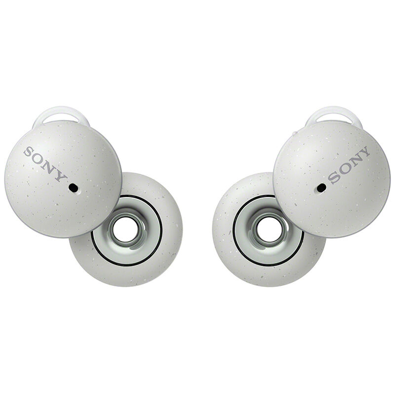 Sony LinkBuds Truly Wireless Earbuds (Smoke White), White, hires
