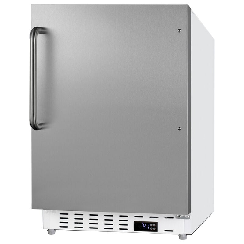 Summit 21 in. 3.5 cu. ft. Undercounter Refrigerator - Stainless Steel with Cabinet, , hires