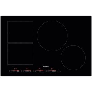 Blomberg 30 in. 4-Burner Induction Cooktop with Simmer Burner & Power Burner - Black Glass, , hires