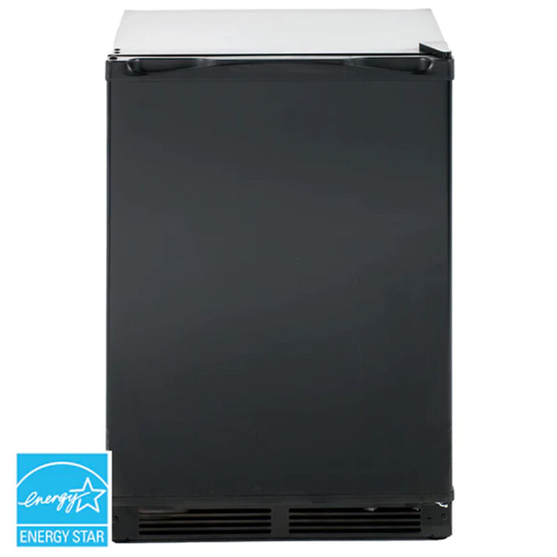 Avanti 24 in. 5.2 cu. ft. Mini Fridge with Freezer Compartment - Black, , hires