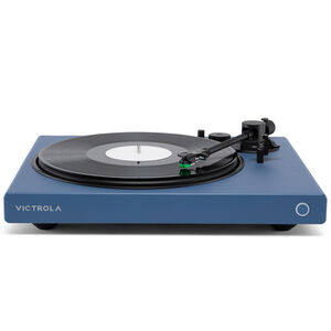 Victrola Wave Bluetooth Turntable with Auracast - Blue, , hires