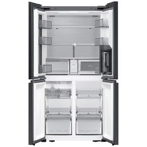 Samsung Bespoke 36 in. 22.8 cu. ft. Smart Counter Depth 4-Door French Door Refrigerator with Internal Water Autofill Pitcher - White Glass, White Glass, hires