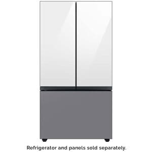 Samsung BESPOKE 3-Door French Door Bottom Panel for Refrigerators - Stainless Steel, , hires