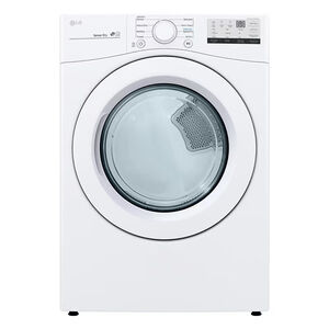 LG 27 in. 7.4 cu. ft. Stackable Gas Dryer with Sensor Dry Technology - White, , hires