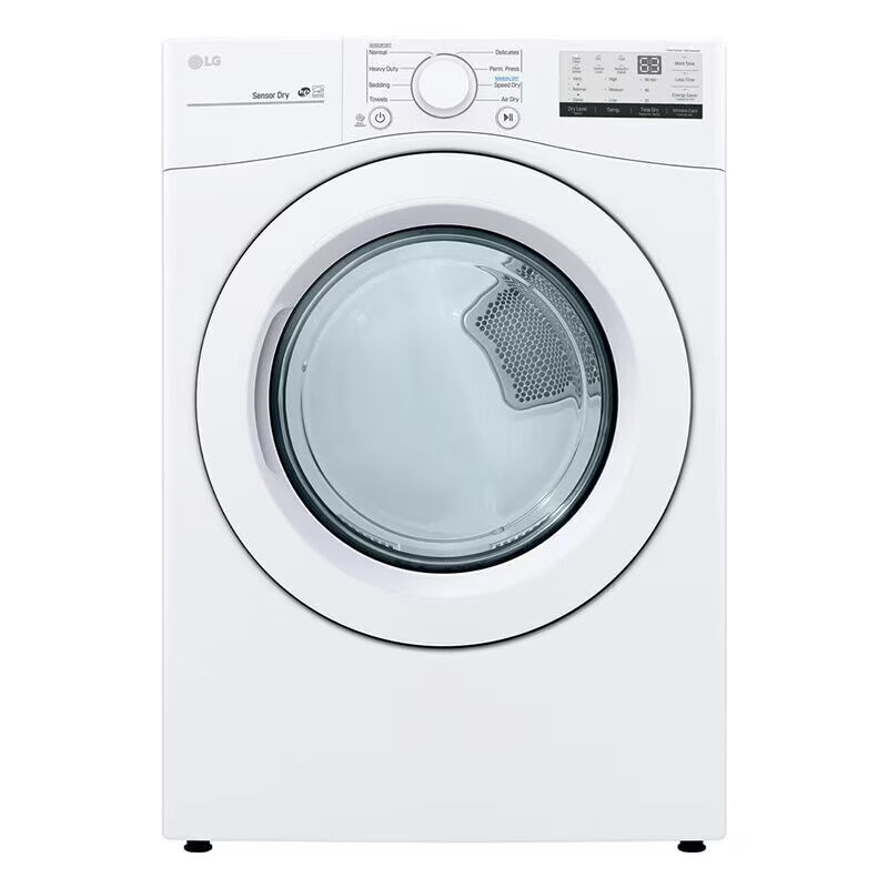 LG 27 in. 7.4 cu. ft. Stackable Gas Dryer with Sensor Dry Technology - White, , hires
