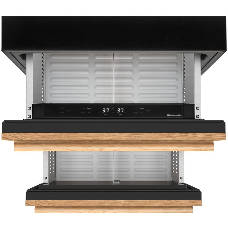 KitchenAid 24 in. 4.3 cu. ft. Double Refrigerator & Freezer Drawers - Custom Panel Ready, , hires