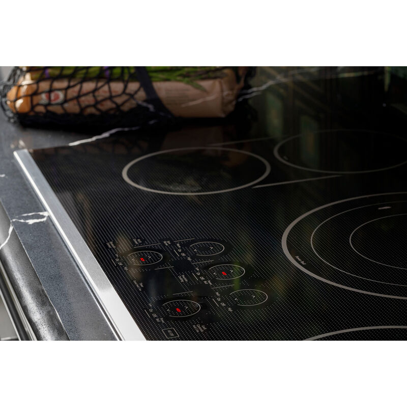 Cafe 36 in. 5-Burner Smart Electric Cooktop with Simmer Burner & Power Burner - Stainless Steel, , hires