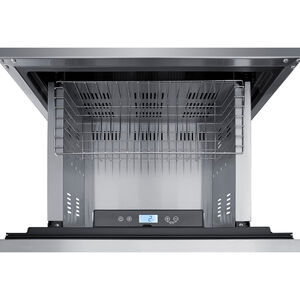 Summit 24 in. 3.5 cu. ft. Built-In Outdoor Frost Free Double Freezer Drawers - Custom Panel Ready, , hires