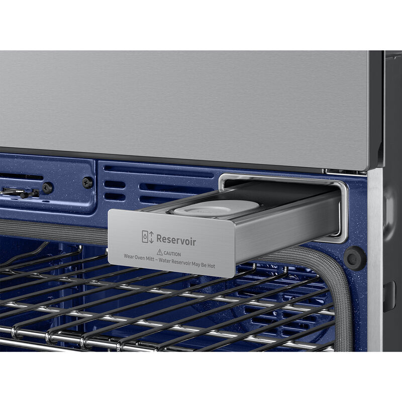 Samsung 30 in. 7 cu. ft. Smart Speed/ Steam Electric Microwave/Wall Oven Combo with Dual Convection & Sensor Cooking - Stainless Steel, , hires