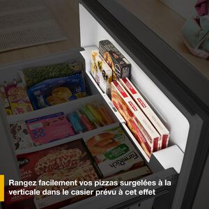 Whirlpool 36 in. 28.9 cu. ft. 4-Door French Door Refrigerator with Ice & Water Dispenser - Black Stainless Steel with PrintShield Finish, Black Stainless Steel with PrintShield Finish, hires