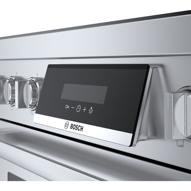 Bosch 800 Series 36 in. 3.7 cu. ft. True European Convection Electric Range with 5 Induction Burners - Stainless Steel, , hires