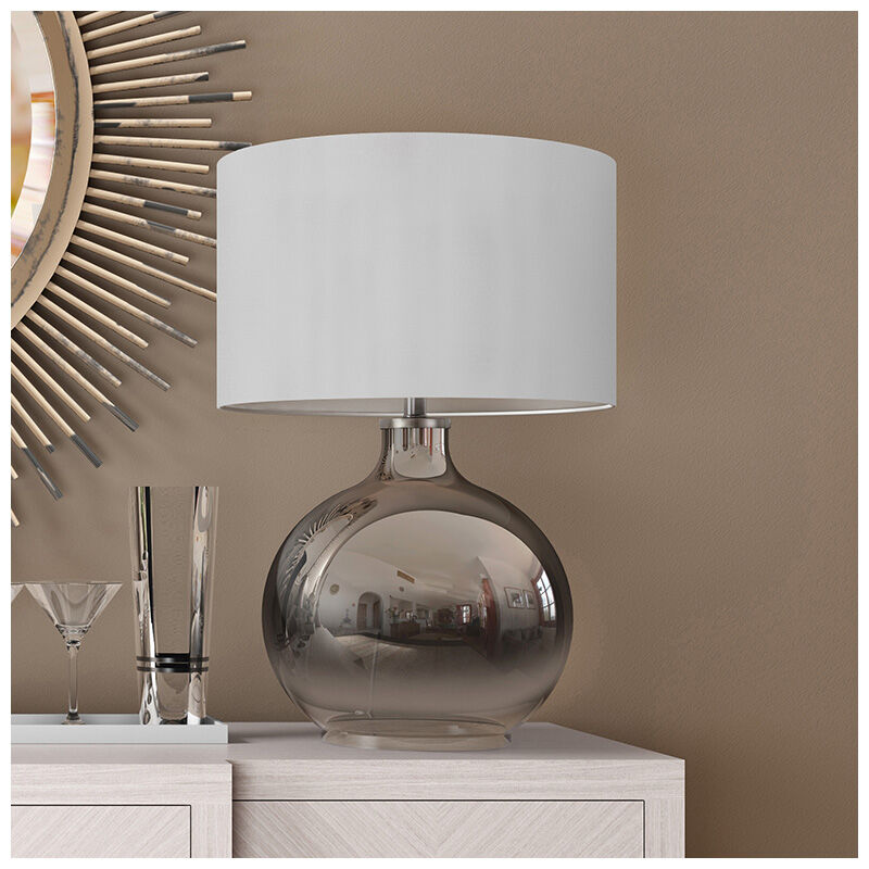 Hudson & Canal Laelia Table Lamp-Ombre Plated Glass, , hires