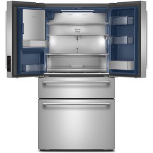 Maytag 36 in. 28.9 cu. ft. 4-Door French Door Refrigerator with Ice & Water Dispenser - Fingerprint Resistant Stainless Steel, , hires