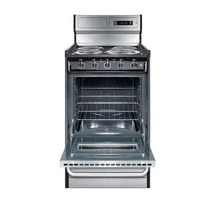 Summit Professional Series 20 in. 2.4 cu. ft. Electric Range with Coil Burners - Stainless Steel, , hires