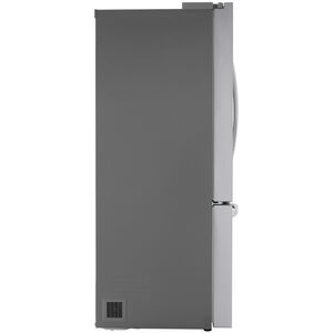 LG 36 in. 25.5 cu. ft. Smart Counter Depth French Door Refrigerator with External Ice & Water Dispenser - Stainless Steel, Stainless Steel, hires