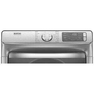 Maytag 27 in. 7.3 cu. ft. Smart Stackable Gas Dryer with Extra Power Button, Industry-Exclusive Extra Moisture Sensor, Sanitize & Steam Cycle - Metallic Slate, Metallic Slate, hires