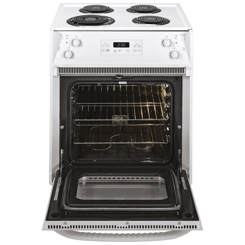 GE 27 in. 3 cu. ft. Drop-In Electric Range with Coil Burners - White, White, hires