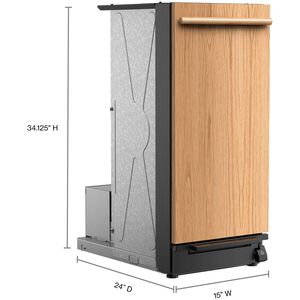 KitchenAid 15 in. Built-In Trash Compactor with Built-In Odor Management System - Custom Panel Ready, , hires